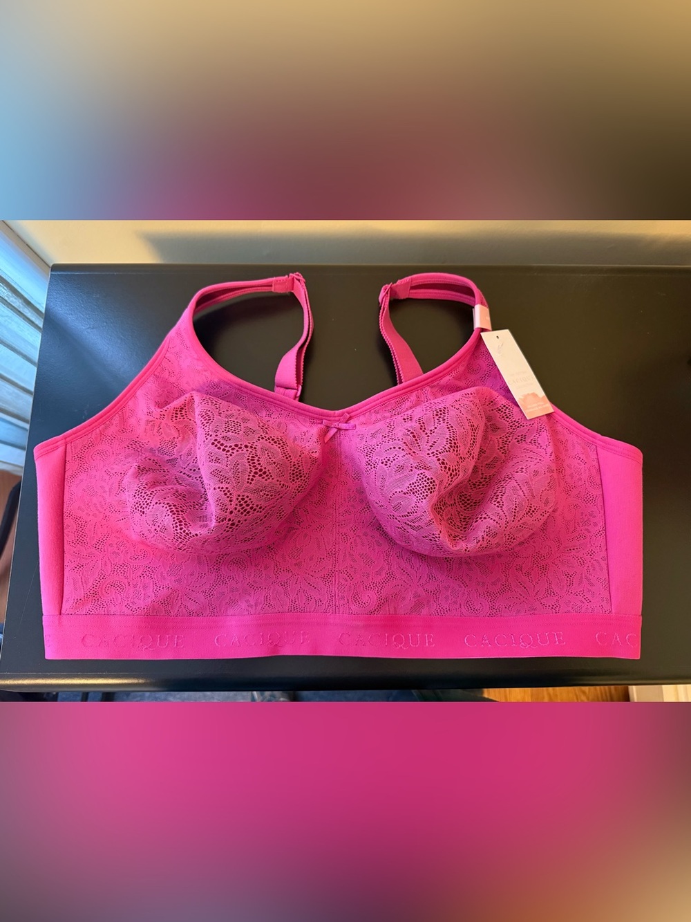 Cacique Unlined Full Coverage No-Wire Bra 44F NWT